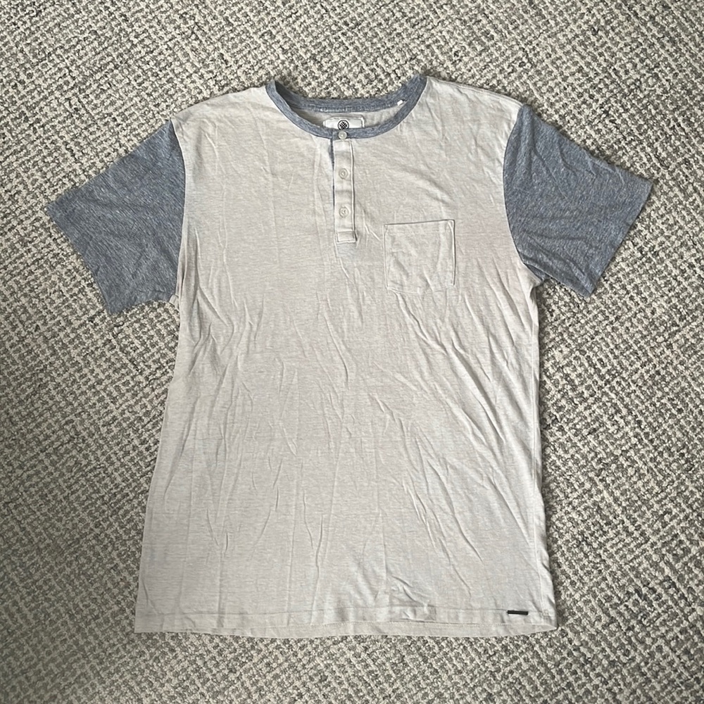 One the Byas Henley TShirt Large